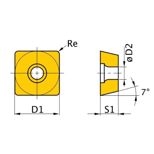HM-Ersatzwendeplatten Optimum ISO SCMT09T304